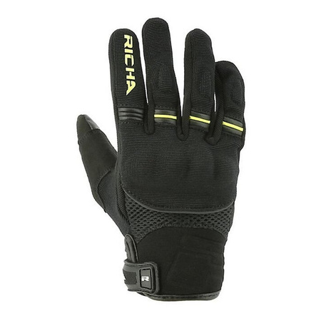 Rękawice miejskie RICHA SCOPE FLUO YELLOW czarny żółty fluo