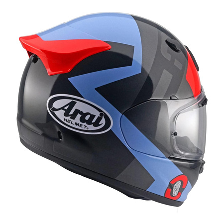 Kask integralny ARAI QUANTIC niebieski czerwony grafitowy
