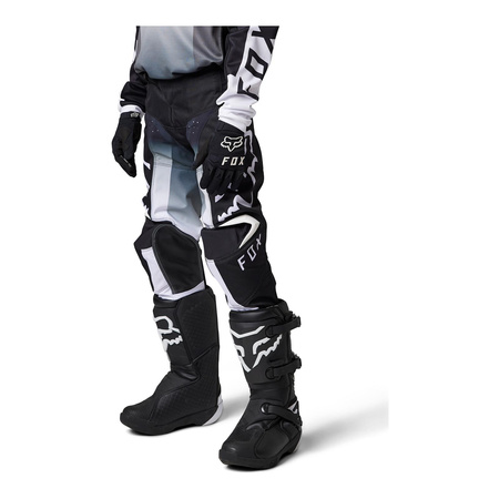 Spodnie cross dziecięce FOX JUNIOR 180 LEED BLACK/WHITE czarny biały