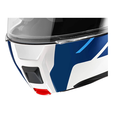 Kask szczękowy SCHUBERTH C5 ECE MASTER BLUE biały niebieski czerwony