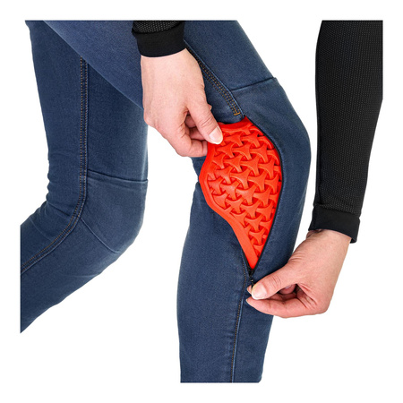 Jeansy motocyklowe damskie SHIMA RIDGE LADY BLUE niebieski