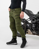 Jeansy motocyklowe SHIMA GIRO 3.0 KHAKI zielony