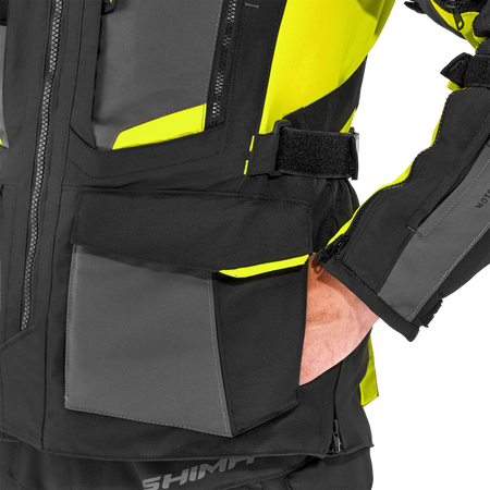 Kurtka tekstylna SHIMA HERO 2.0 MEN FLUO czarny szary żółty fluo
