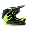 Kask cross FOX V1 XPOZR BLACK/GREY czarny szary żółty fluo