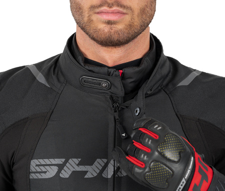 Kurtka tekstylna SHIMA SOLID 2.0 RED czarny czerwony