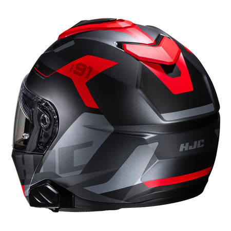 Kask szczękowy HJC I91 CARST BLACK/RED czarny czerwony