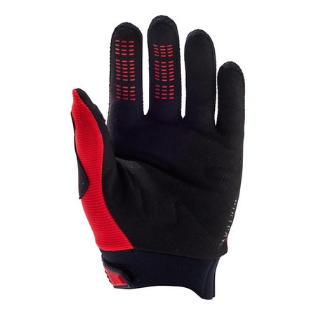 Rękawice cross dziecięce FOX JUNIOR DIRTPAW FLUO RED czerwony fluo