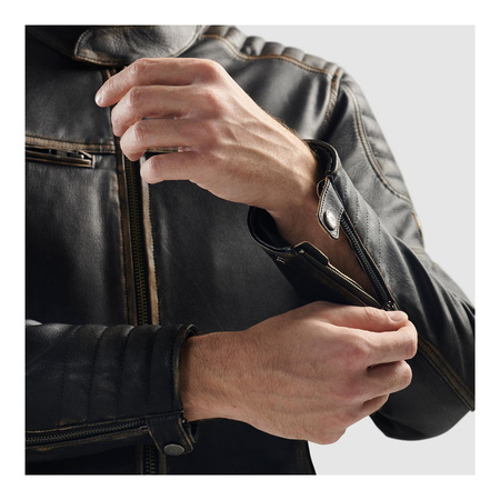 Kurtka skórzana REBELHORN HUNTER II VINTAGE BROWN brązowy