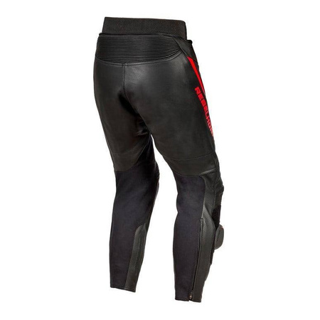 Kombinezon dwuczęściowy REBELHORN VANDAL FIGHTER BLACK/FLO RED czarny czerwony fluo