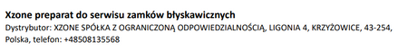 Preparat do serwisu zamków błyskawicznych XZONE ZIP SERVICE 10ml