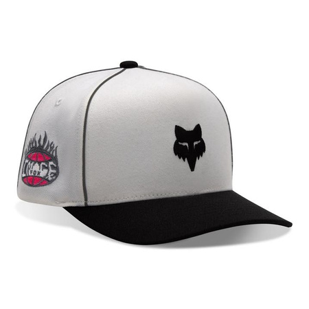 Czapka z daszkiem FOX SNAPBACK WHITE biały