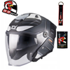 Kask otwarty AXXIS BLAZER SV ROUND B2 MATT czarny szary biały