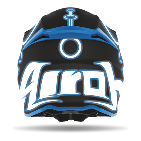 Kask cross Airoh TWIST 2.0 NEON BLUE MATT biały czarny niebieski