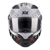 Kask integralny AXXIS FENIX CYBERPUNK C4 GLOSS szary czarny