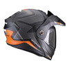 Kask szczękowy SCORPION ADX-2 CAMINO BLACK/SILVER/ORANGE czarny srebrny pomarańczowy