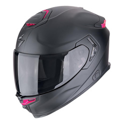 Kask integralny SCORPION EXO-GT SP AIR SOLID BLACK/PINK czarny różowy