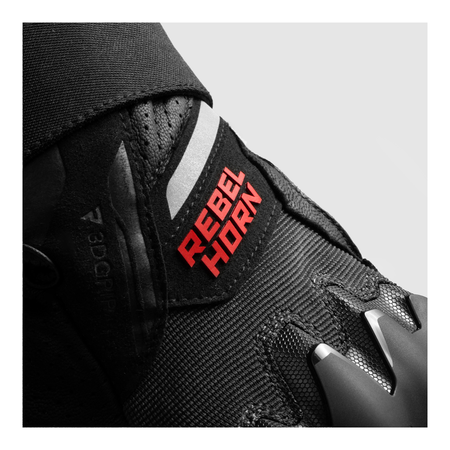 Rękawice miejskie REBELHORN DEFENDER BLACK/RED czarny czerwony