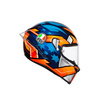 Kask integralny AGV CORSA R MILLER 2018 pomarańczowy niebieski granatowy biały