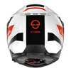 Kask szczękowy SCHUBERTH C5 ECE ECLIPSE RED biały czarny czerwony