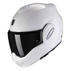 Kask szczękowy SCORPION EXO-TECH EVO SOLID WHITE biały