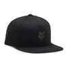 Czapka z daszkiem FOX HEAD SNAPBACK BLACK/CHARCOAL czarny