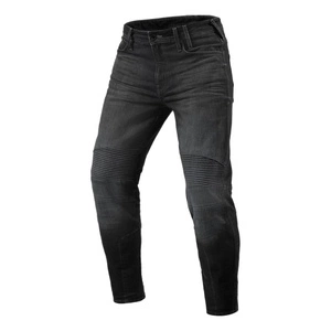 Jeansy motocyklowe REVIT MOTO 2 DARK GREY USED czarny