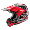Kask cross ARAI MX-V SCOOP RED czerwony szary czarny