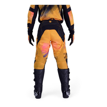 Spodnie cross FOX 180 KAIROS TANGERINE żółty czarny
