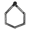 Zapięcie składane KRYPTONITE KRYPTOLOK 685 85CM BLACK czarny