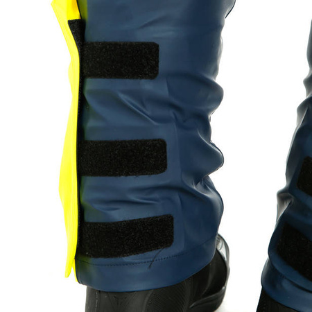 Spodnie przeciwdeszczowe DAINESE STORM 2 niebieski żółty fluo