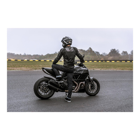 Kurtka skórzana REBELHORN ROCKET BLACK czarny