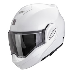 Kask szczękowy SCORPION EXO-TECH EVO PRO SOLID PEARL WHITE biały
