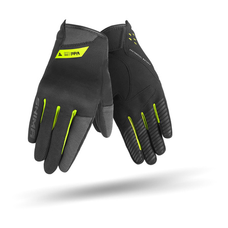 Rękawice miejskie dziecięce SHIMA ONE EVO KIDS FLUO czarny żółty fluo