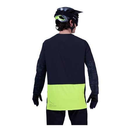 Koszulka rowerowa FOX DEFEND THERMAL Z DŁUGIM RĘKAWEM LUNAR SE BLACK czarny