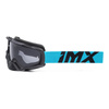 Gogle motocyklowe IMX DUST BLACK MATT/BLUE SZYBA DARK SMOKE + CLEAR czarny niebieski