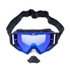 Gogle motocyklowe IMX SAND BLUE MATT/BLACK SZYBA BLUE IRIDIUM + CLEAR niebieski czarny