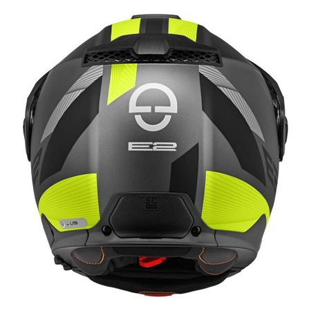 Kask szczękowy SCHUBERTH E2 ECE DEFENDER YELLOW czarny szary żółty fluo