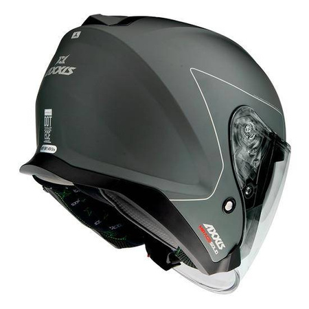 Kask otwarty AXXIS MIRAGE SOLID MATT TITANIUM grafitowy