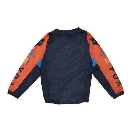 Bluza cross dziecięca FOX KIDS 180 RACE SPEC MIDNIGHT granatowy pomarańczowy