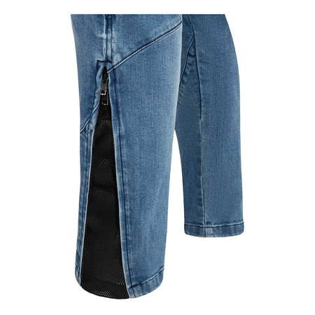 Jeansy motocyklowe SECA SQUARE II BLUE niebieski