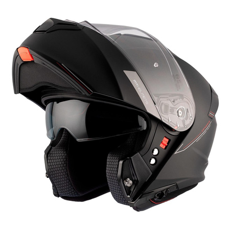 Kask szczękowy MT GENESIS SV SOLID MATT BLACK czarny mat