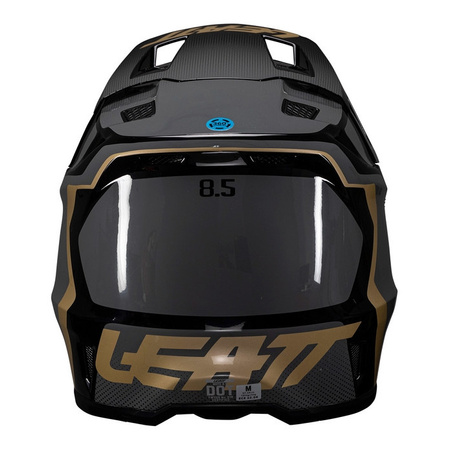 Kask cross z goglami LEATT KIT MOTO 8.5 V25 BLACK czarny