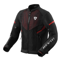 Kurtka tekstylna REVIT HYPERSPEED 2 GT BLACK/RED czarny czerwony