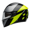 Kask integralny BELL LITHIUM ECE6 SHEAR METALLIC GREY RETINA czarny szary żółty fluo