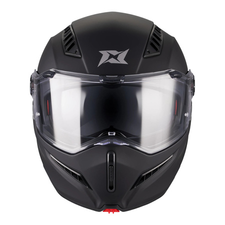 Kask szczękowy AXXIS GHOSTFIGHTER SV SOLID A1 MATT BLACK czarny mat