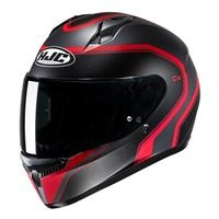 Kask integralny HJC C10 TINS BLACK/RED czerwony czarny szary
