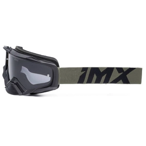 Gogle motocyklowe IMX DUST BLACK MATT/BRONZE SZYBA DARK SMOKE + CLEAR czarny brązowy