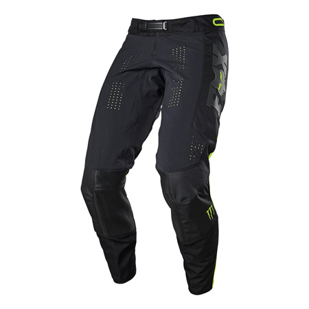 Spodnie cross FOX 360 MONSTER BLACK czarny zielony fluo biały