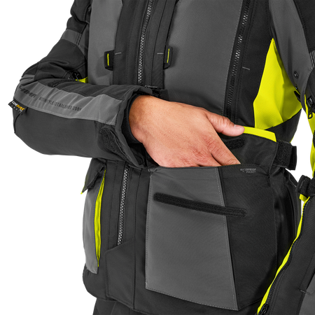 Kurtka tekstylna SHIMA HERO 2.0 MEN FLUO czarny szary żółty fluo