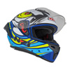 Kask integralny NZI TRENDY OCELO BLUE WHITE SKY BLUE MATT biały niebieski